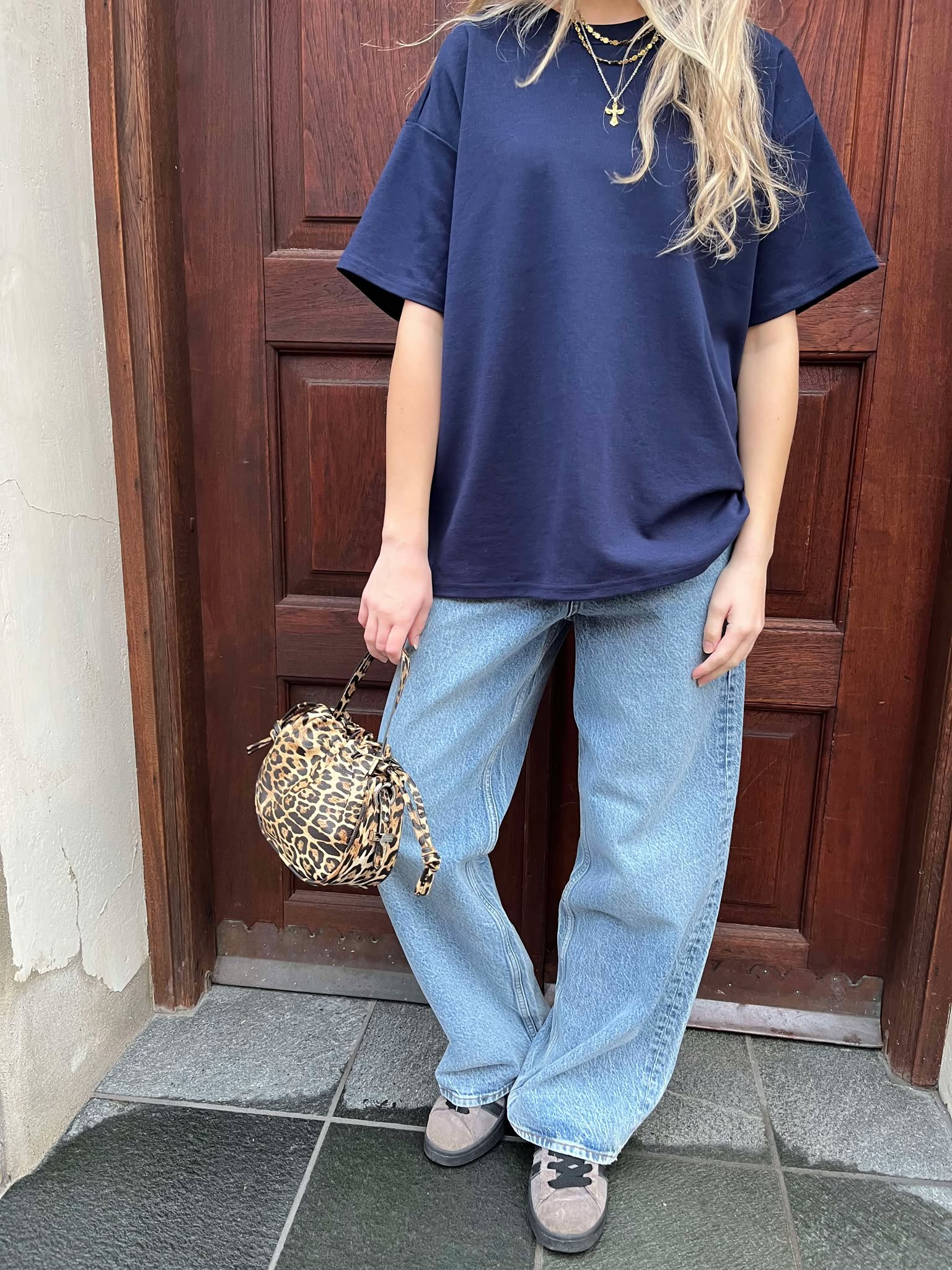 PCSKYLAR T-Shirt - Maritime Blue